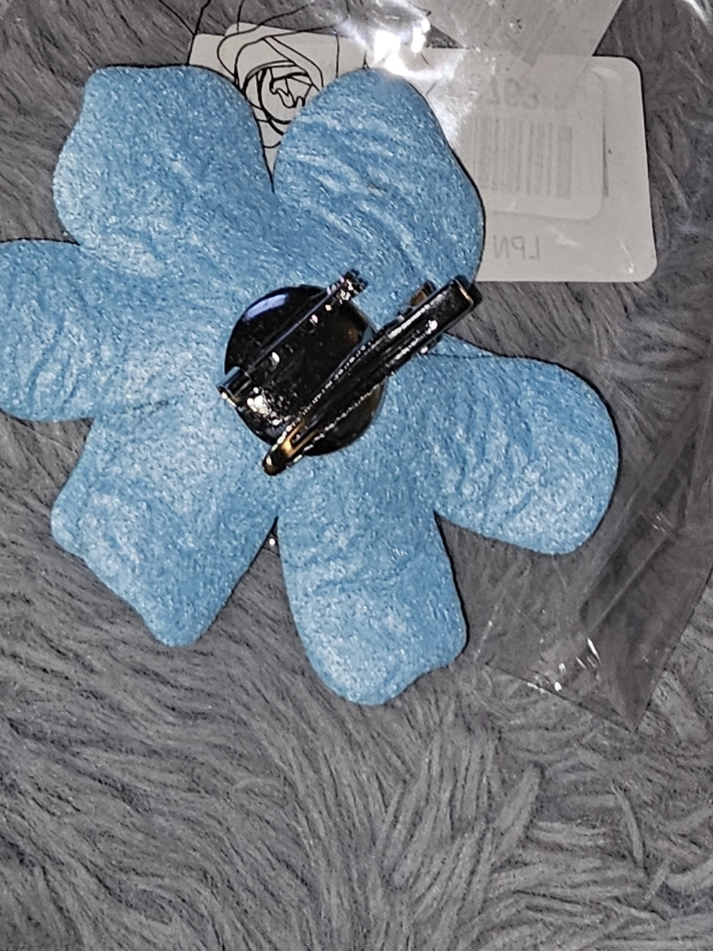 Blue Flower Hair Clip for Women - Decorative Floral Accessory